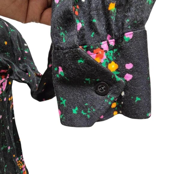 70s Lady Manhattan pointy collar long sleeve shirt . size 9 - 10 - Picture 8 of 10